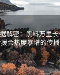 0984. 数据解密：黑料万里长征首页粉丝后援会热度暴增的传播路径